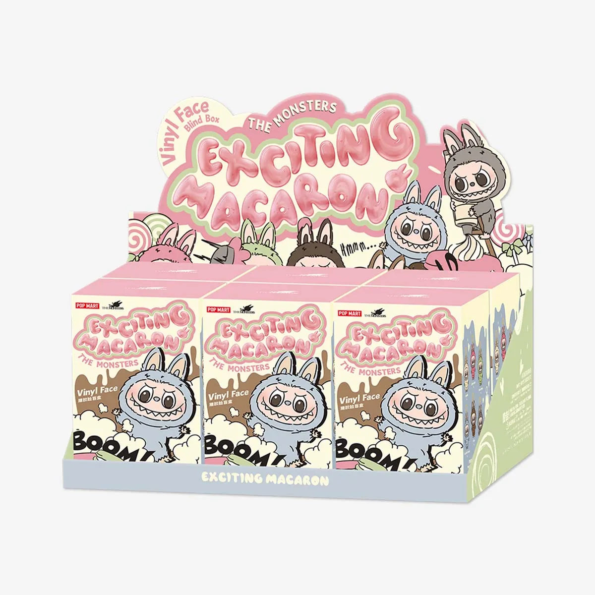 Labubu Exciting Macaron, Plush Pendant (Blind Box)