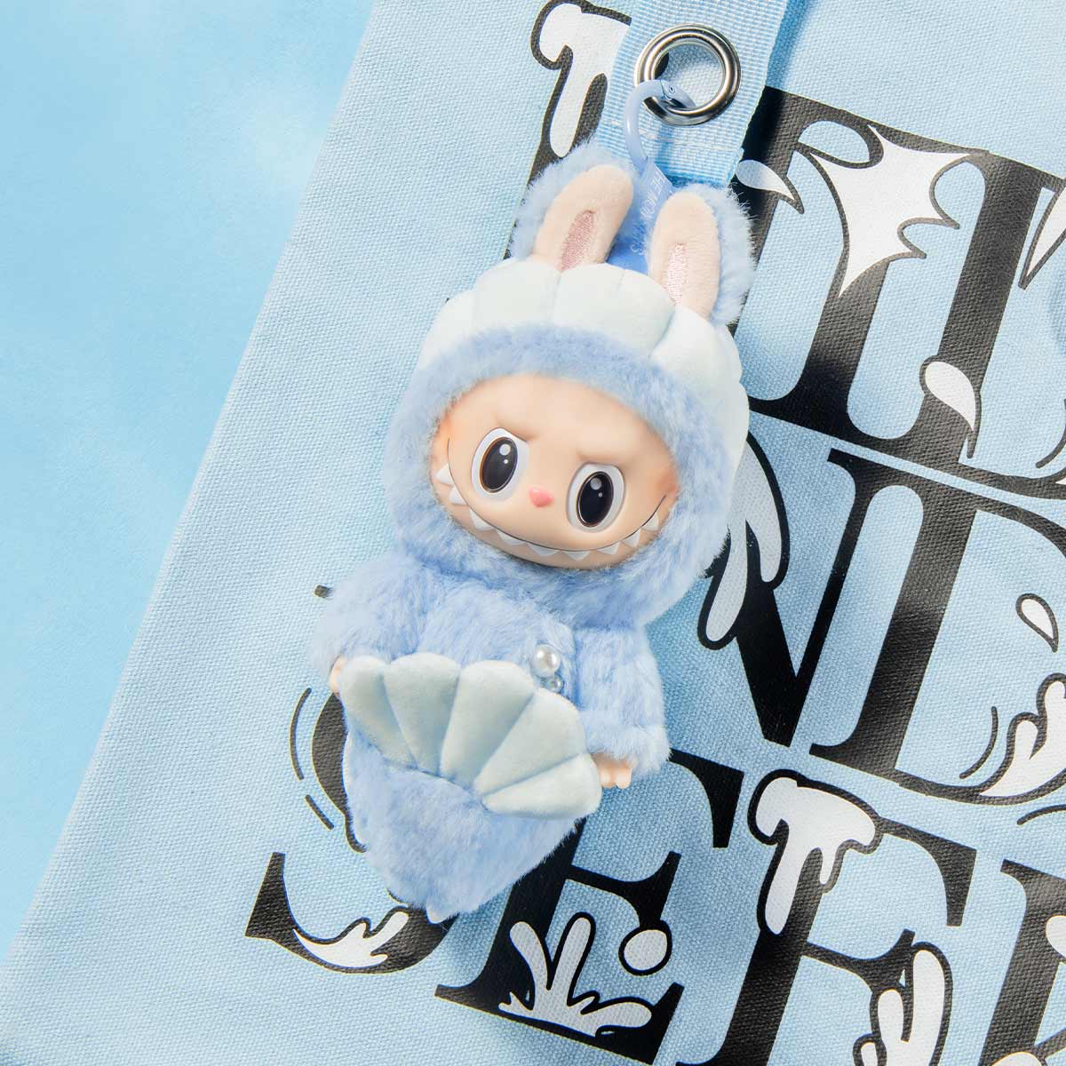 Labubu Hide and Seek In Singapore Series Vinyl Plush Pendant