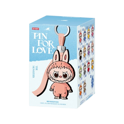 THE MONSTERS Pin for Love Series-Vinyl Plush Pendant Blind Box (N-Z)