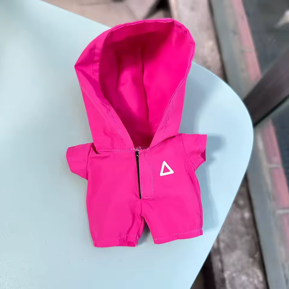 17cm Labubu Squid Game Clothing Set (no doll)