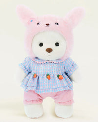 White Teddy with Outfit