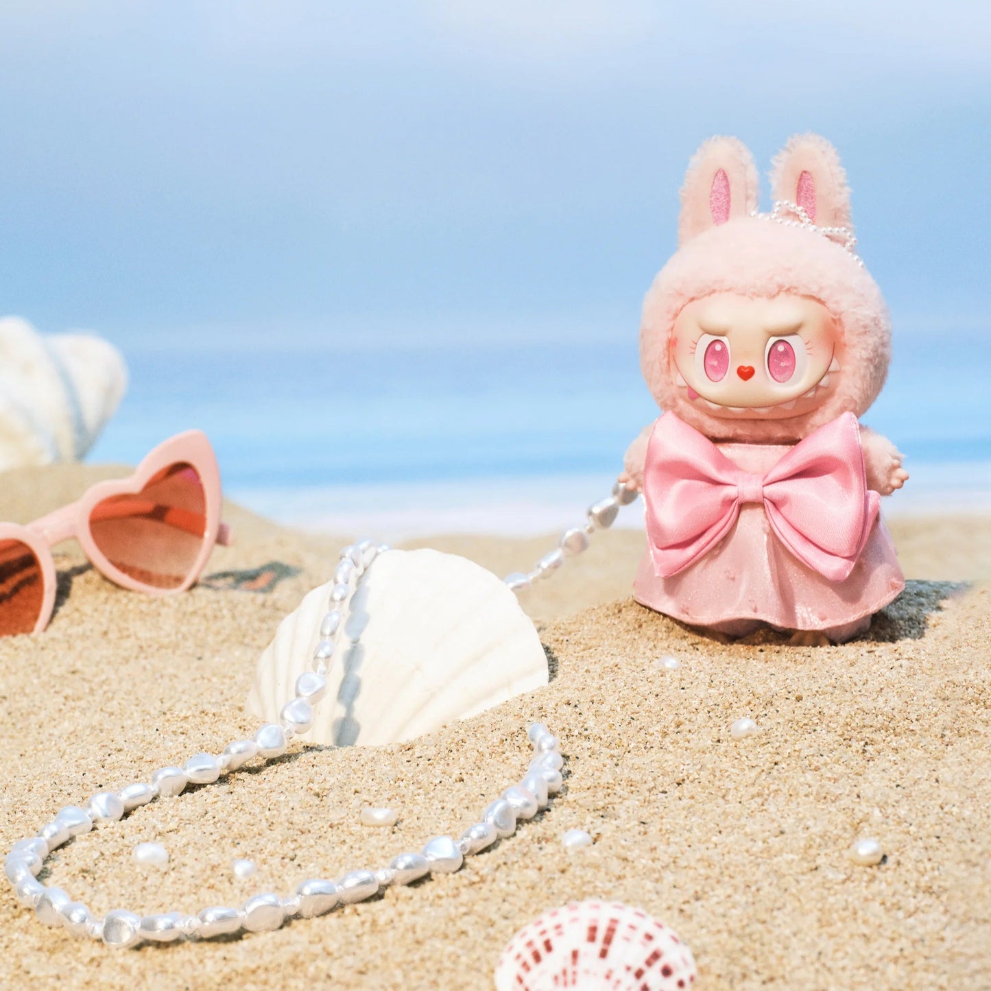 Mokoko Jumping into Summer Series Vinyl Plush Pendant