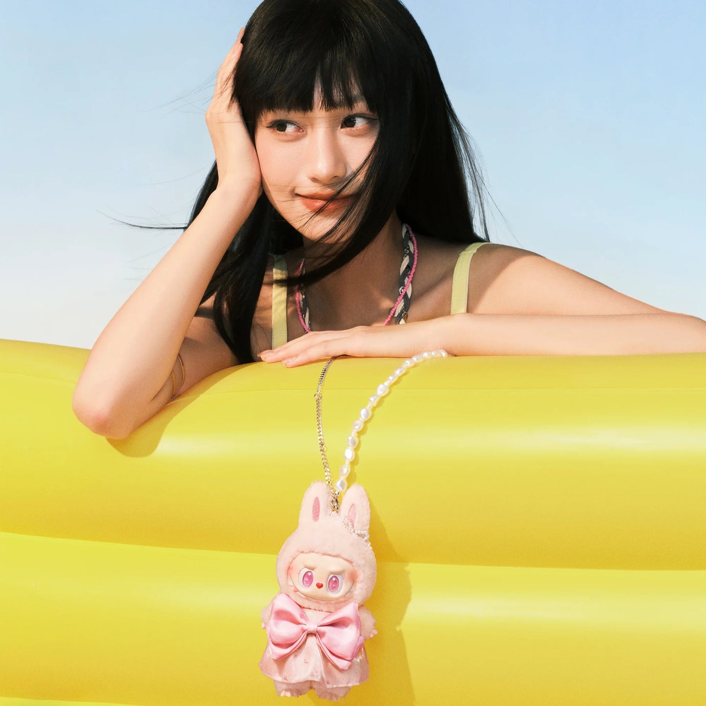 Mokoko Jumping into Summer Series Vinyl Plush Pendant