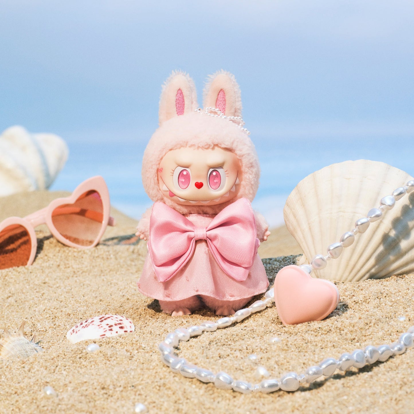 Mokoko Jumping into Summer Series Vinyl Plush Pendant