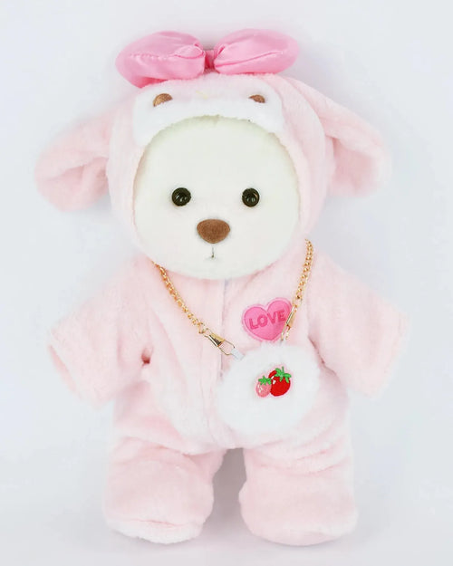 Handmade Teddy Bear | Love Strawberry