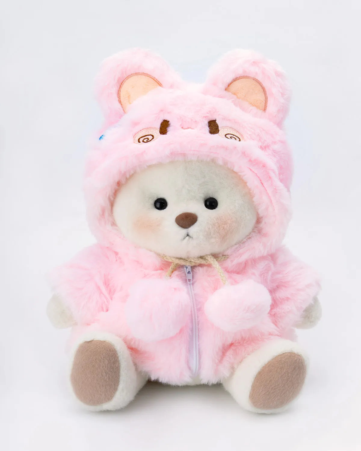Handmade Teddy Bear | Fluffy Pink Rabbit