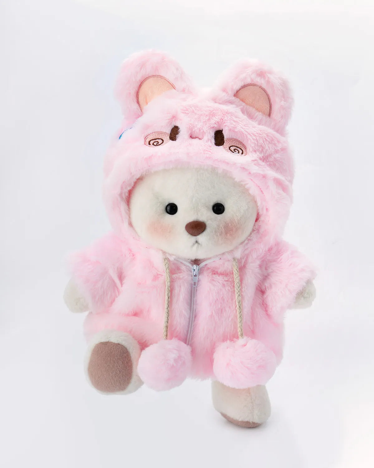 Handmade Teddy Bear | Fluffy Pink Rabbit