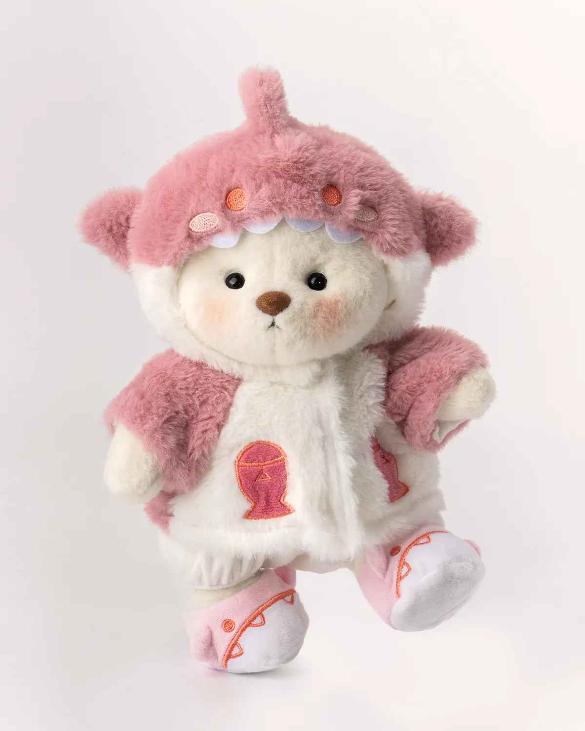 Handmade Teddy Bear | Pink Shark