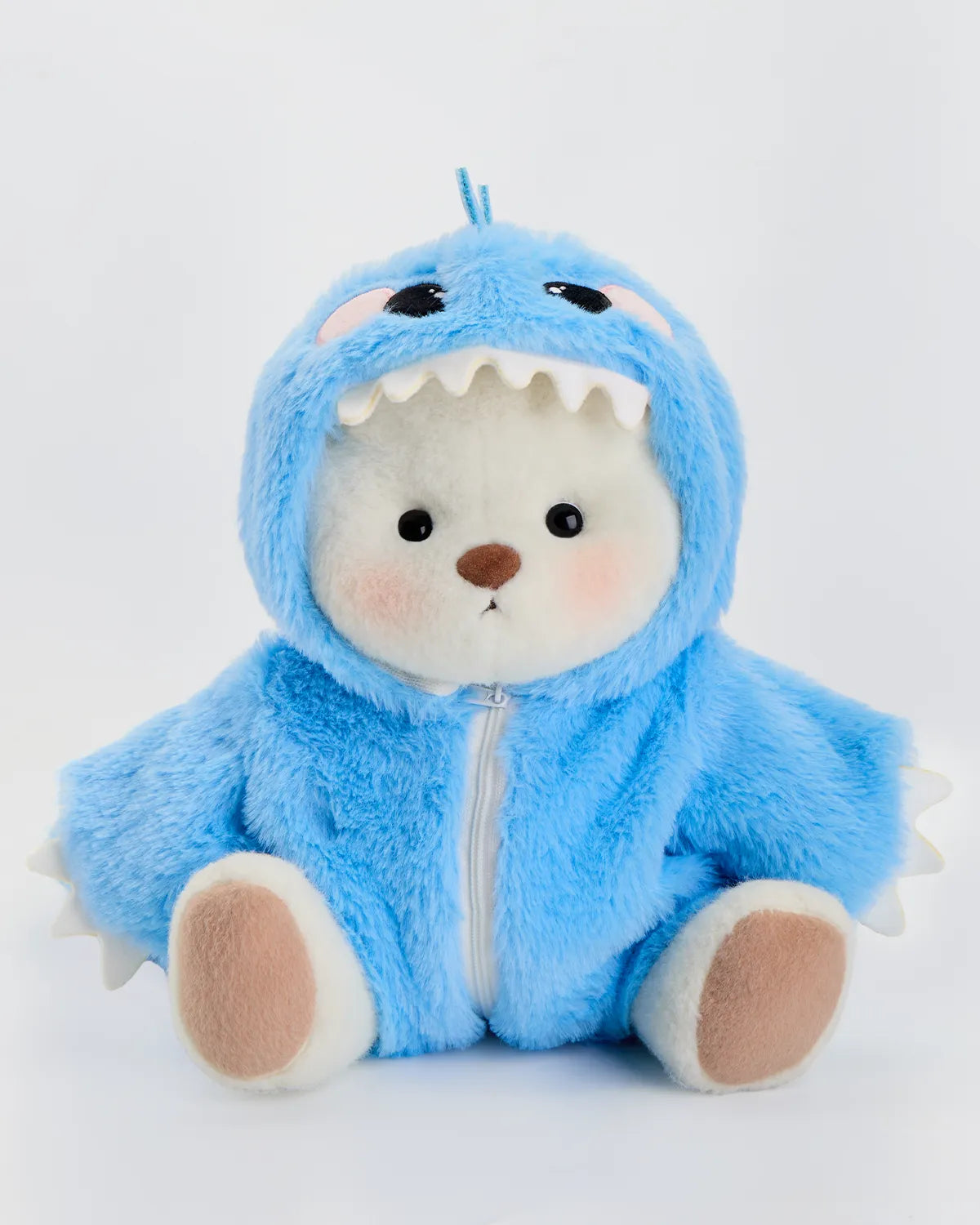 Handmade Teddy Bear | Furry Blue Dino