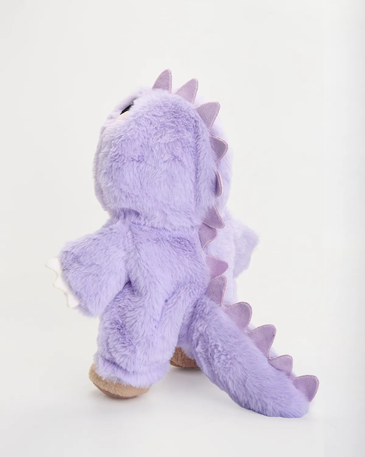 Handmade Teddy Bear | Furry Purple Dino