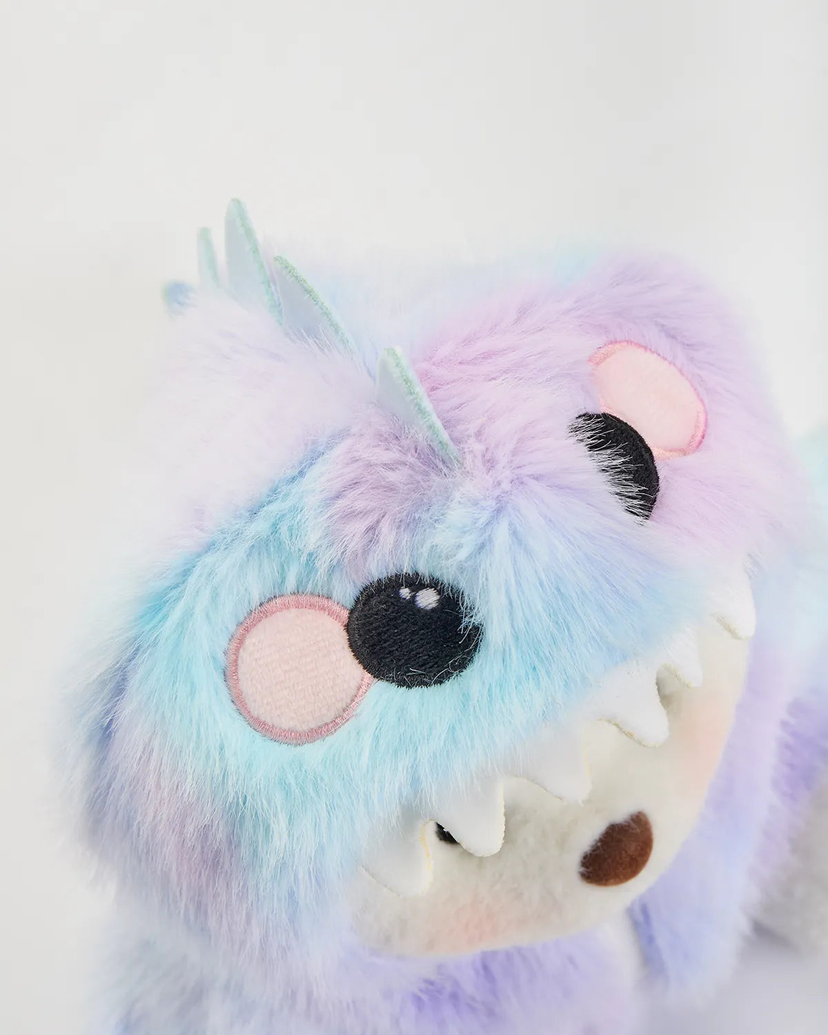 Handmade Teddy Bear | Rainbow Blue Purple Dino