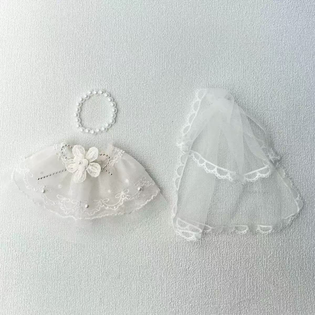 17cm Labubu Wedding Clothing Set (no doll)
