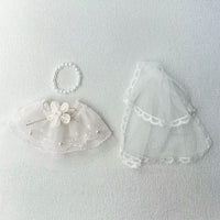 Three-piece wedding dress