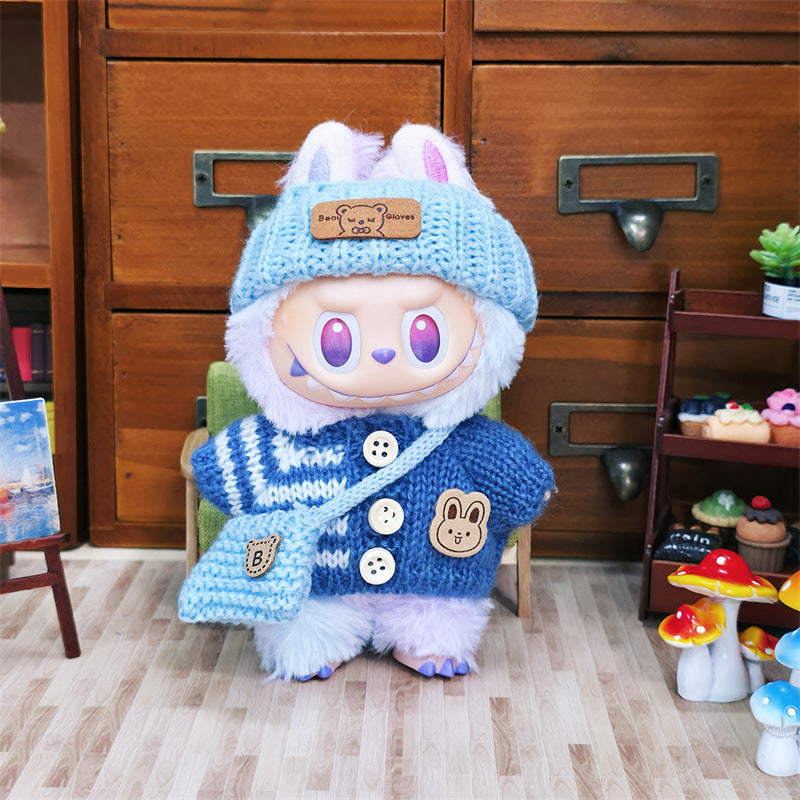 17cm Labubu Sweater Clothing Set (no doll)