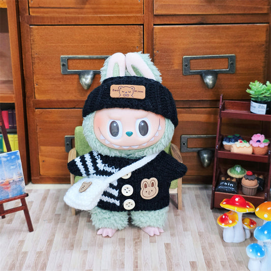 17cm Labubu Sweater Clothing Set (no doll)