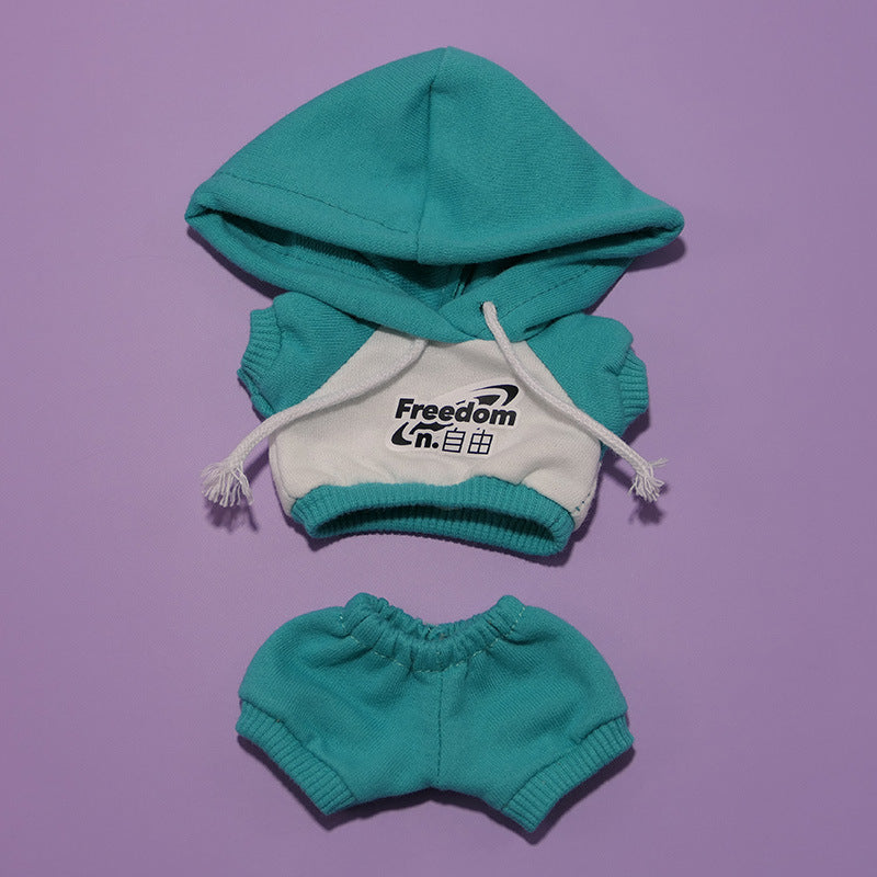 17cm Labubu Hoodie Clothing Set (no doll)