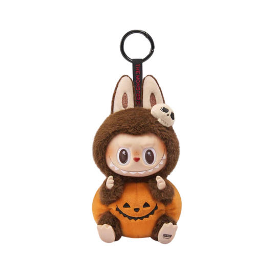Labubu Happy Halloween Party Series-Sitting Pumpkin Vinyl Plush Pendant