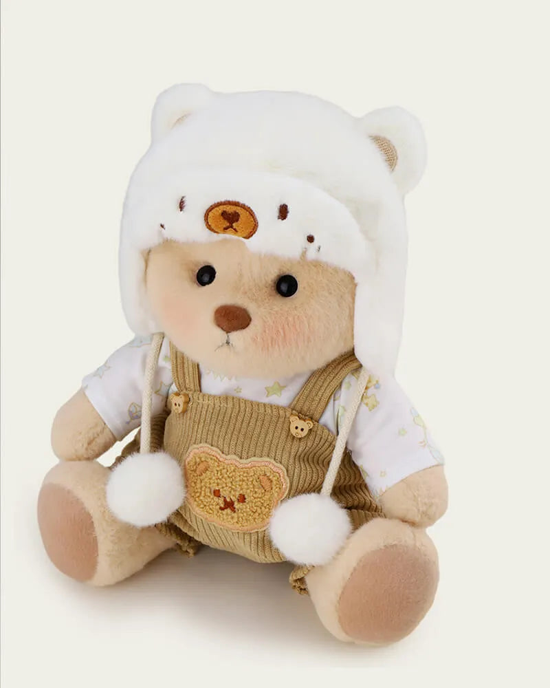 El Yapımı Teddy Ayı | Vizon Şapka - Aşk Anahtarım