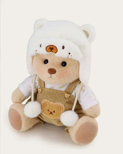 El Yapımı Teddy Ayı | Vizon Şapka - Aşk Anahtarım