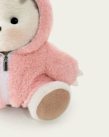 Handmade Teddy Bear | Pink Dino