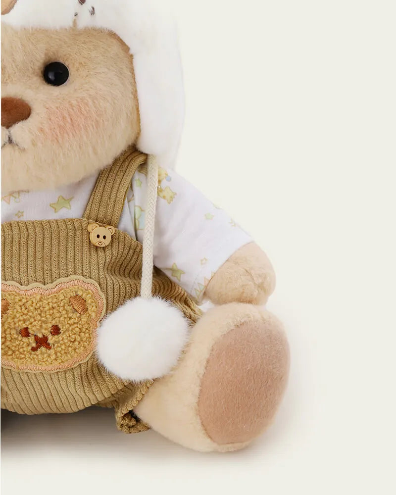 El Yapımı Teddy Ayı | Vizon Şapka - Aşk Anahtarım
