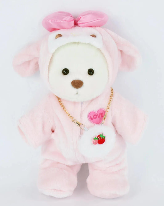 Handmade Teddy Bear | Love Strawberry