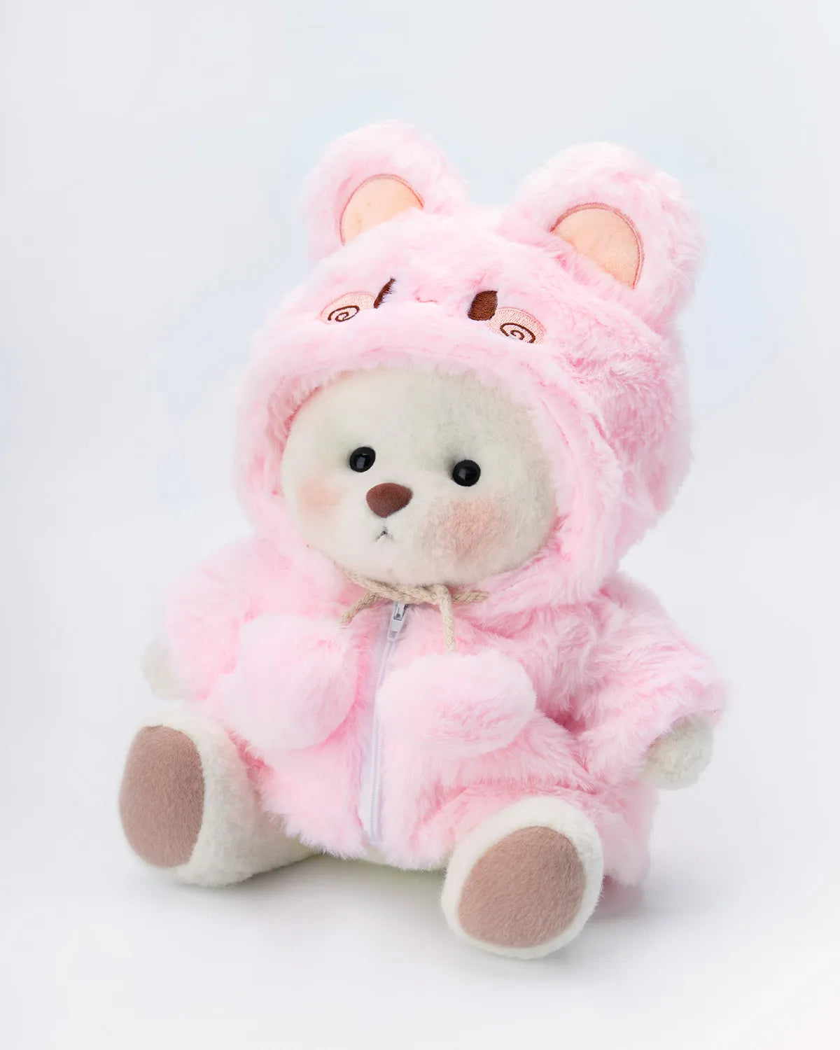 Handmade Teddy Bear | Fluffy Pink Rabbit