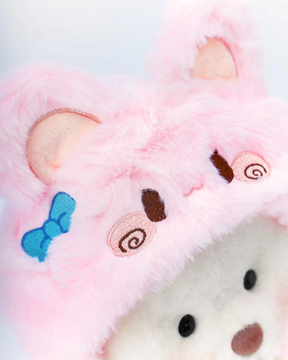 Handmade Teddy Bear | Fluffy Pink Rabbit