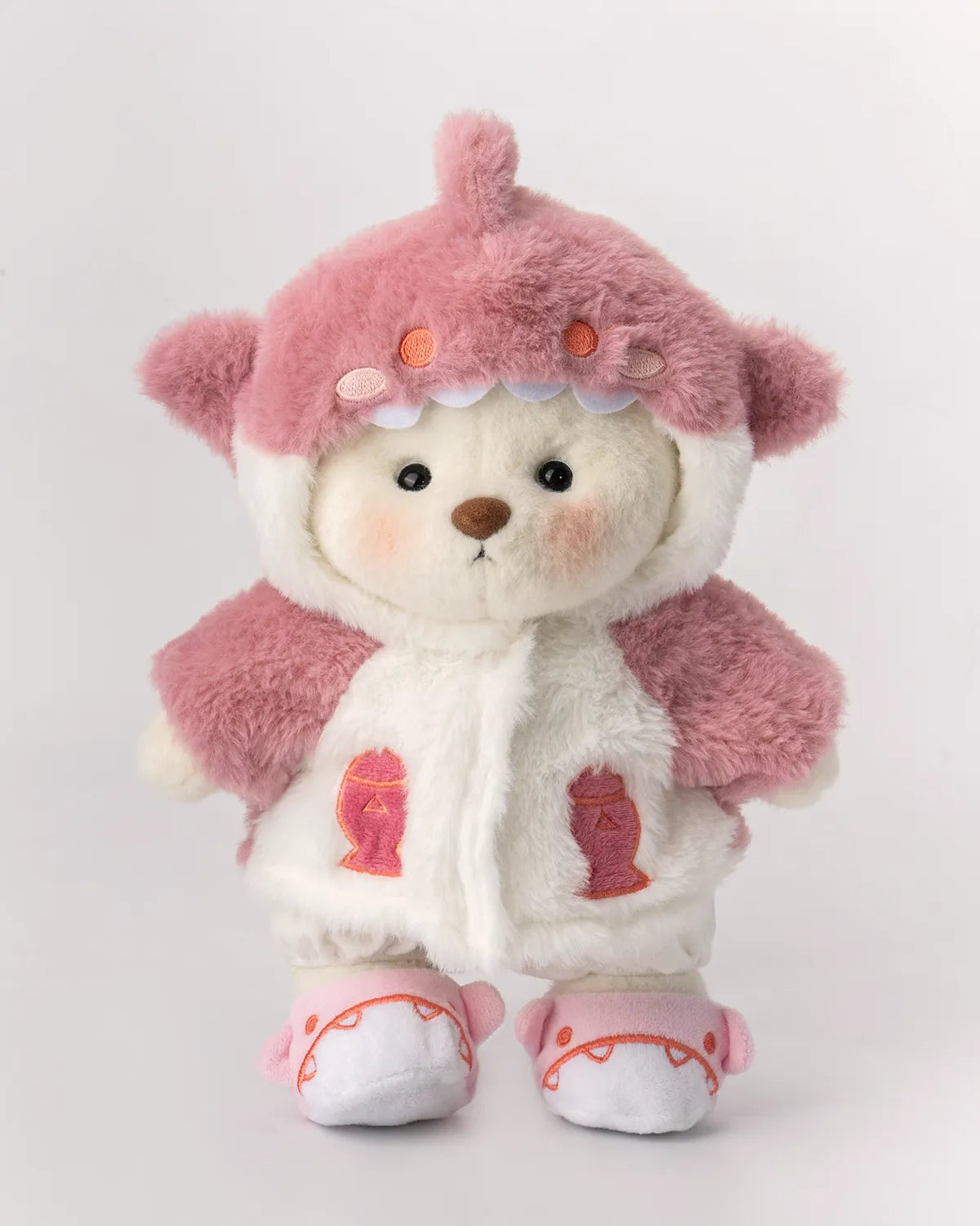 Handmade Teddy Bear | Pink Shark