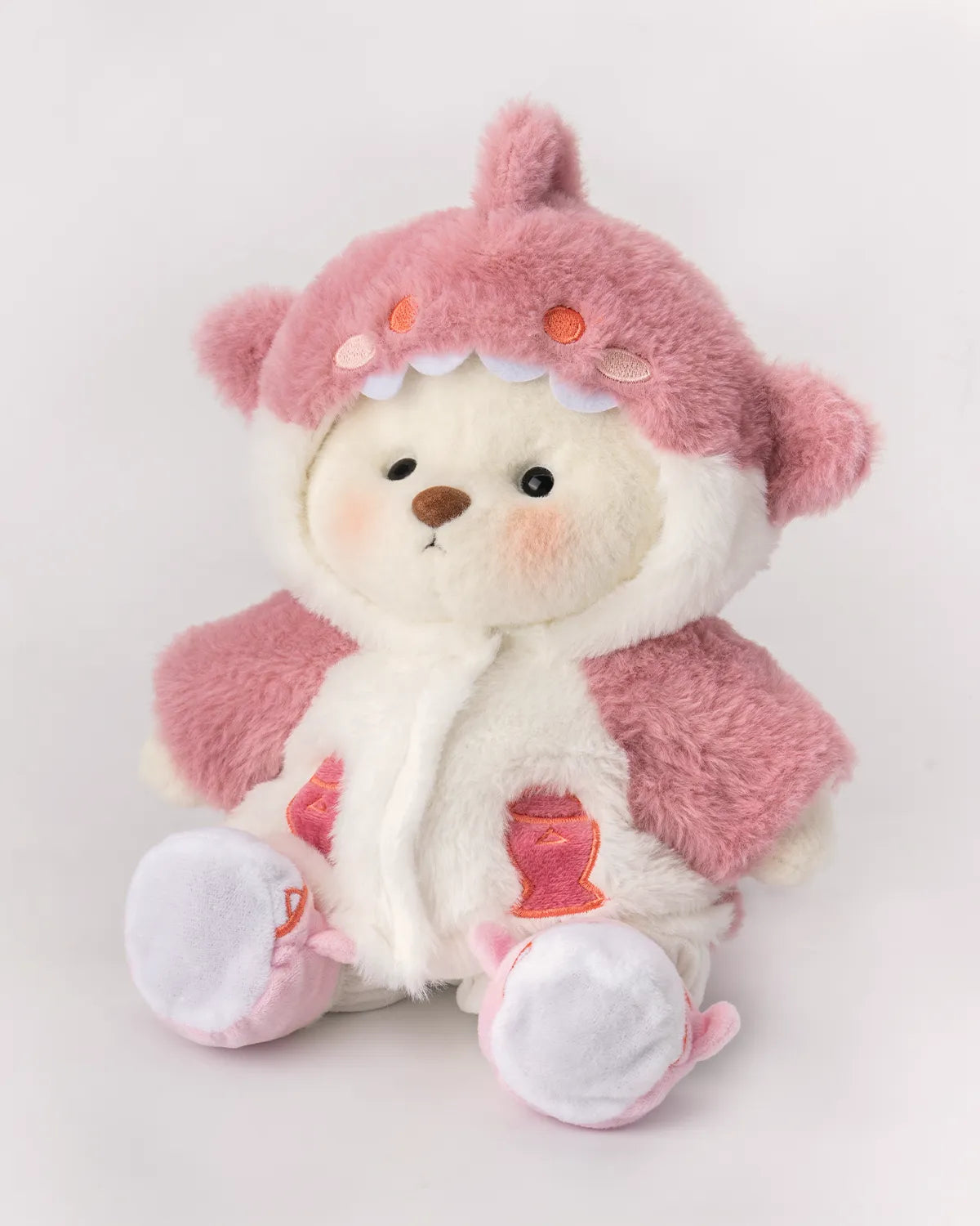 Handmade Teddy Bear | Pink Shark