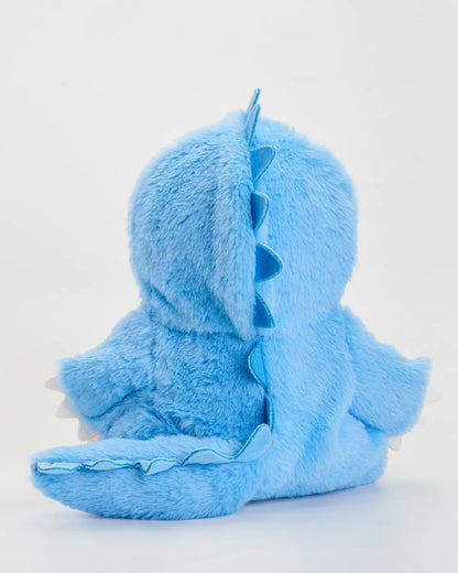 Handmade Teddy Bear | Furry Blue Dino