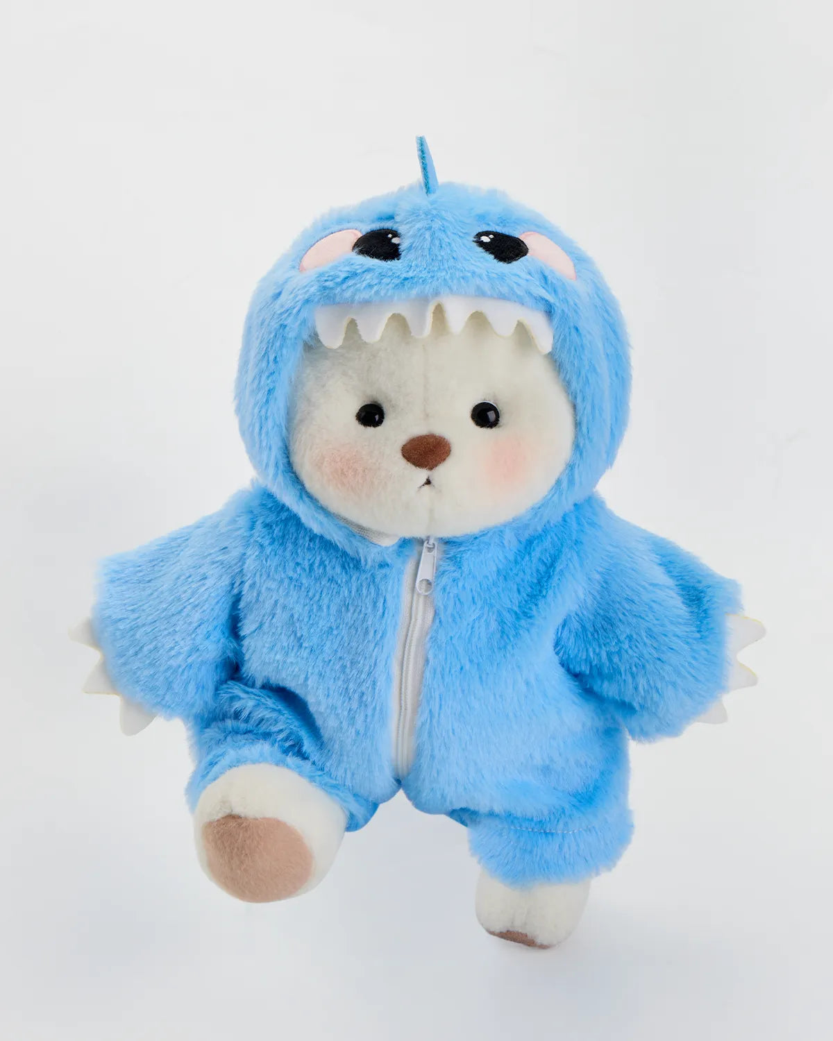 Handmade Teddy Bear | Furry Blue Dino