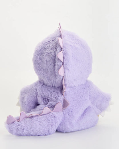 Handmade Teddy Bear | Furry Purple Dino