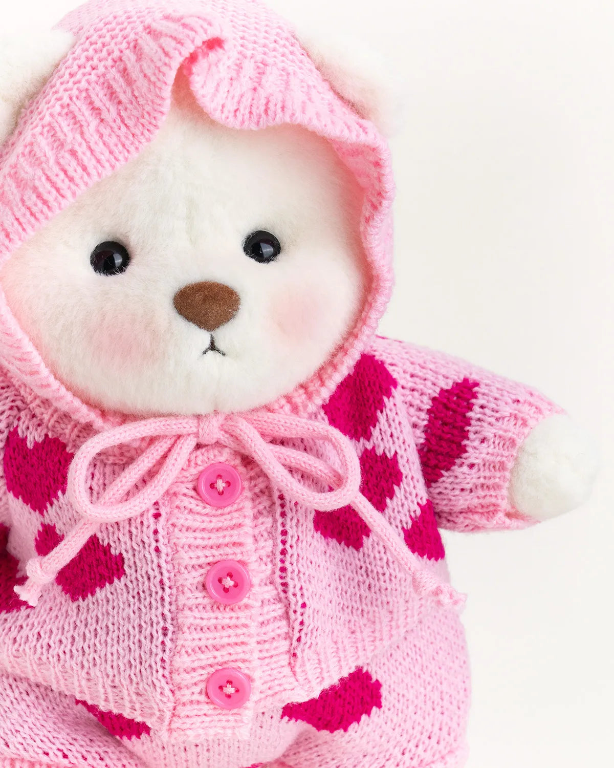 Handmade Teddy Bear | Heart Sweater