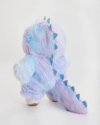 Handmade Teddy Bear | Rainbow Blue Purple Dino