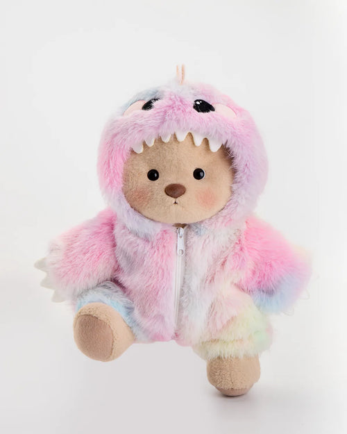 Handmade Teddy Bear | Rainbow Dino