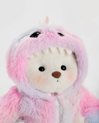 Handmade Teddy Bear | Rainbow Dino