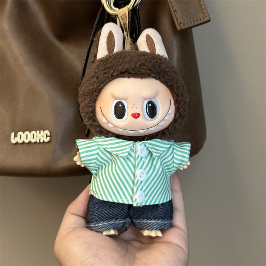 17cm Labubu Shirt + Pant Clothing Set (no doll)