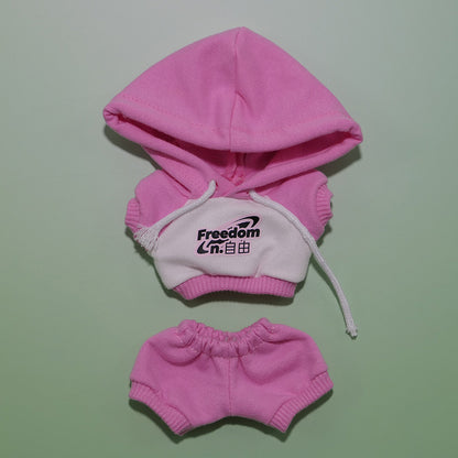 17cm Labubu Hoodie Clothing Set (no doll)