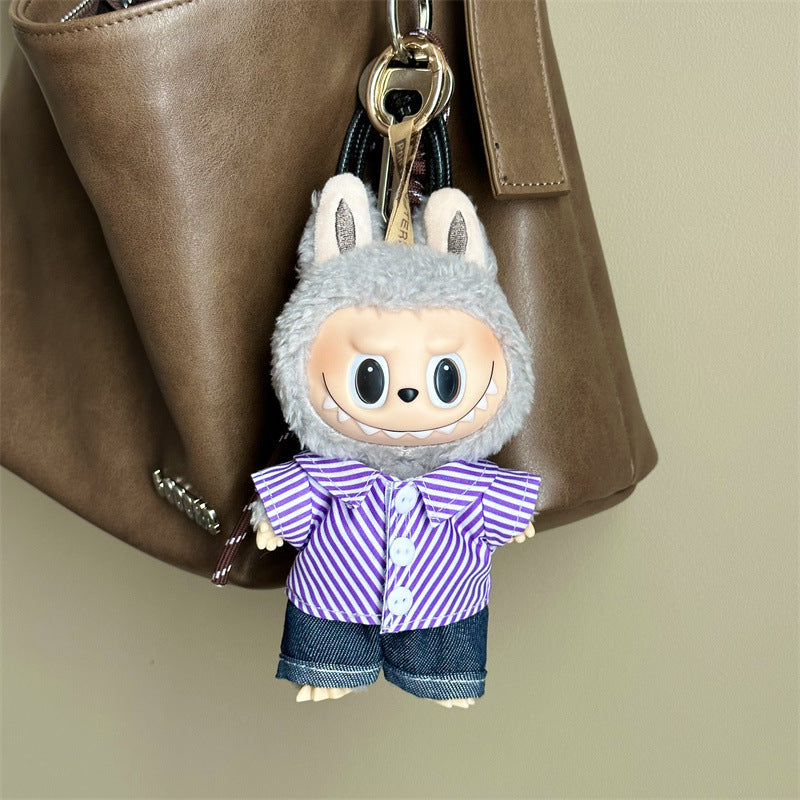 17cm Labubu Shirt + Pant Clothing Set (no doll)
