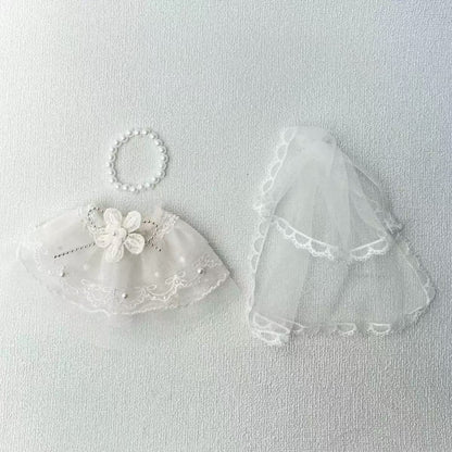 17cm Labubu Wedding Clothing Set (no doll)