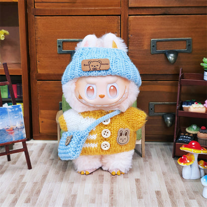 17cm Labubu Sweater Clothing Set (no doll)