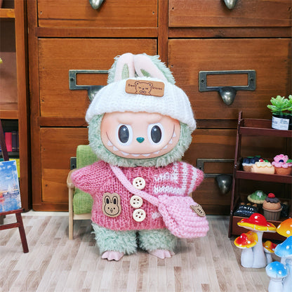 17cm Labubu Sweater Clothing Set (no doll)
