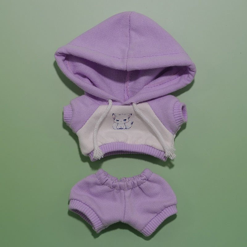 17cm Labubu Hoodie Clothing Set (no doll)