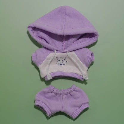 17cm Labubu Hoodie Clothing Set (no doll)