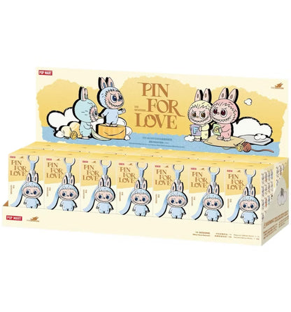 THE MONSTERS Pin for Love Series-Vinyl Plush Pendant Blind Box (A-M)